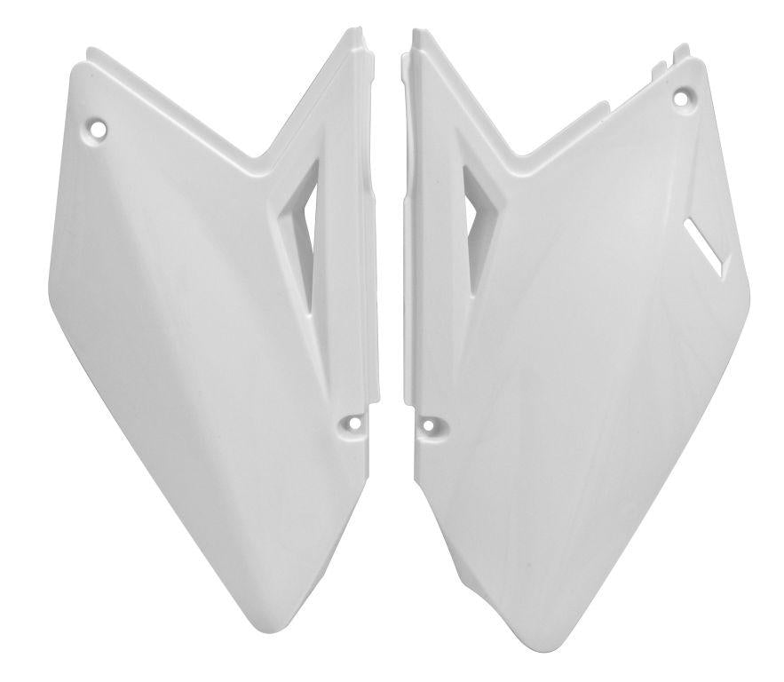 R-TECH WHITE SIDE PANELS SUZUKI RM-Z250 2007-2009