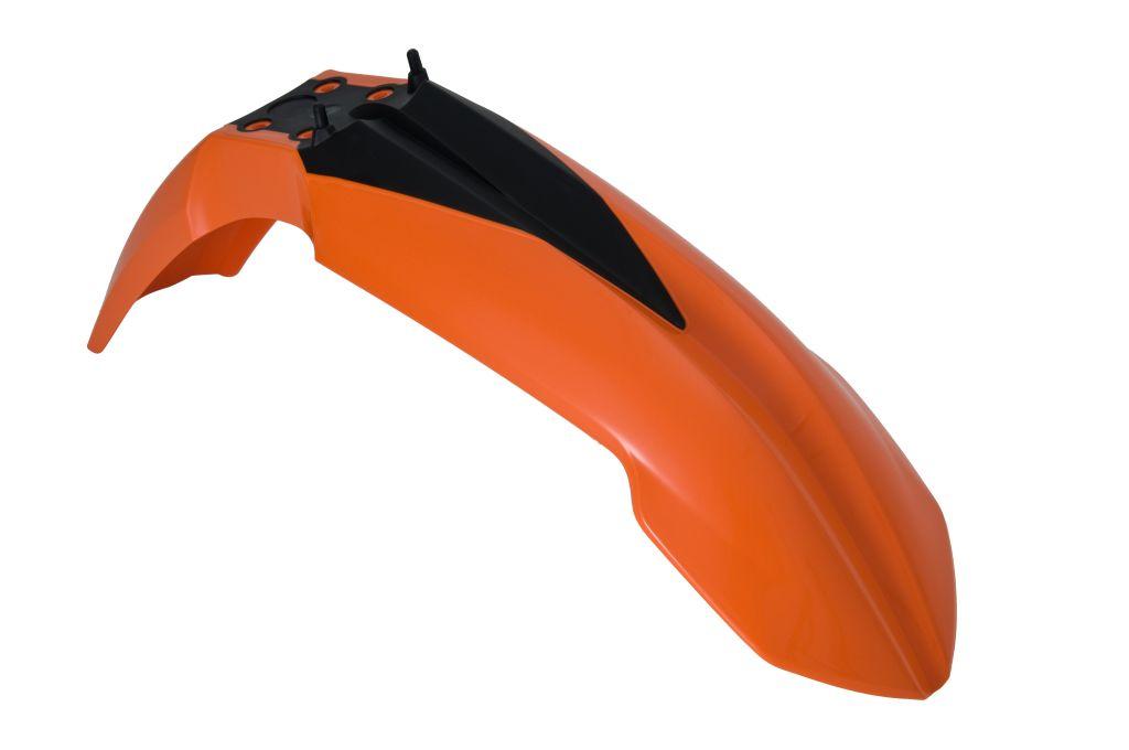 R-TECH ORANGE FRONT FENDER KTM SX/SX-F 2007-2012, EXC/EXC-F 2008-2012