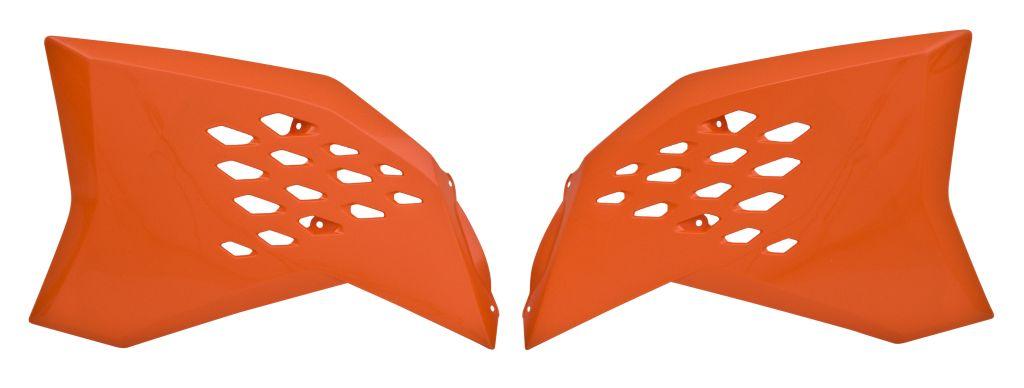 R-TECH ORANGE RADIATOR SCOOP KTM SX/SX-F 2007-2010, EXC/EXC-F 2008-2011