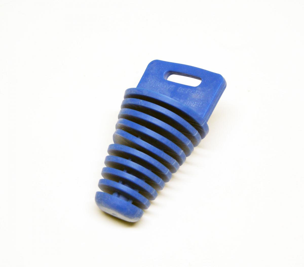 BLUE EXHAUST PLUG 34-62mm