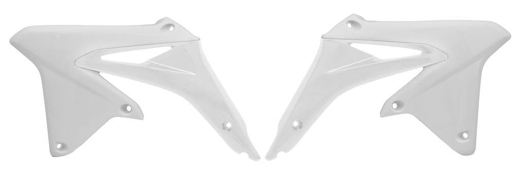 R-TECH WHITE RADIATOR SCOOPS SUZUKI RM-Z450 2008-2017, RMX450Z 2010-2017