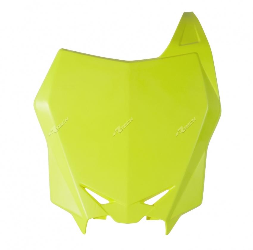 R-TECH NEON FACTORY FRONT PLATE SUZUKI RM-Z250 2010-2018, RM-Z450 2008-2017