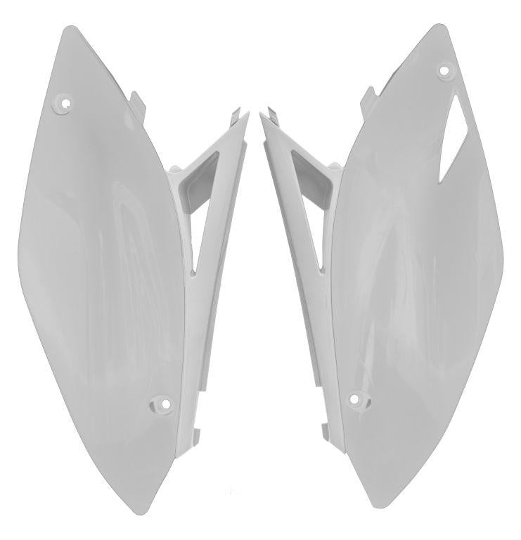 R-TECH WHITE SIDE PANELS KAWASAKI KX250F 2009-2012, KX450F 2009-2011