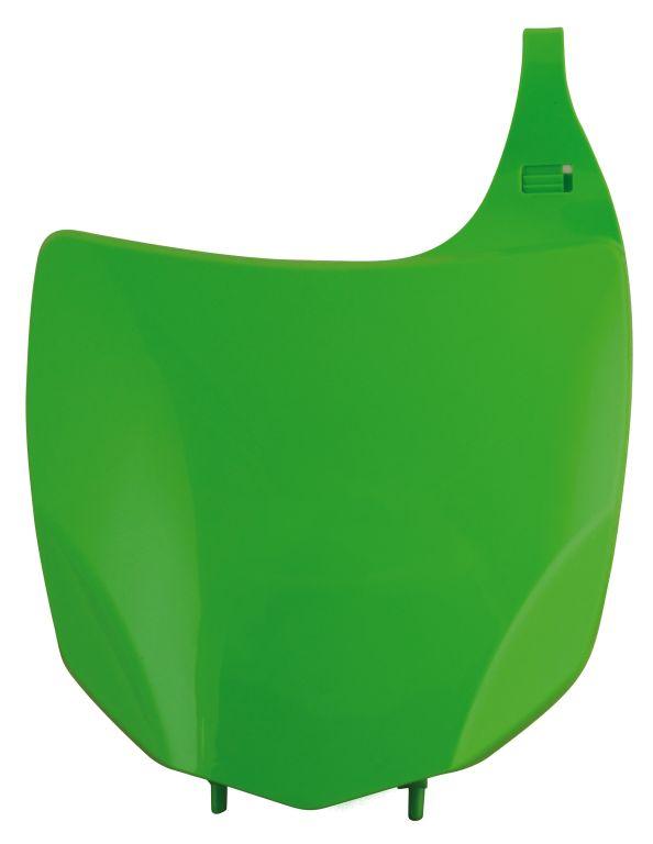 R-TECH GREEN FRONT PLATE KAWASAKI KX250F 2009-2012, KX450F 2009-2012