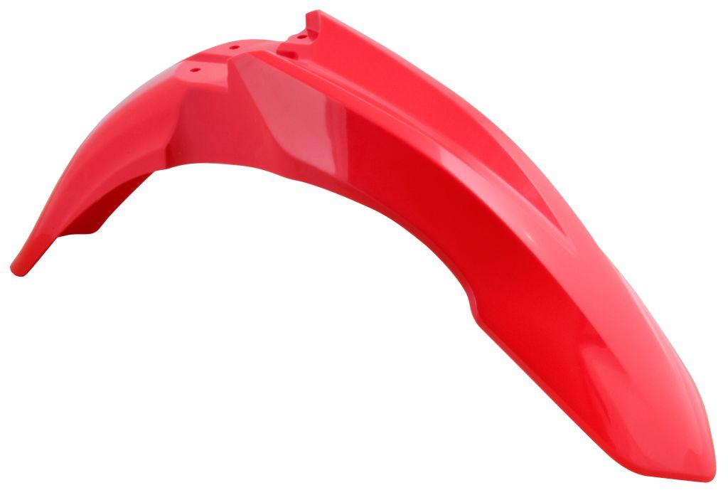R-TECH RED FRONT FENDER HONDA CRF250R 2010-2013, CRF450R 2009-2012