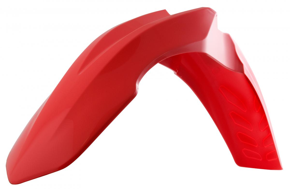 R-TECH RED VENTED FRONT FENDER HONDA CRF250R 2010-2013, CRF450R 2009-2012