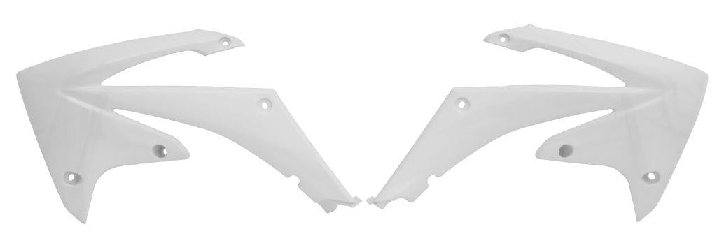R-TECH WHITE RADIATOR SCOOPS HONDA CRF250R 2010-2013, CRF450R 2009-2012