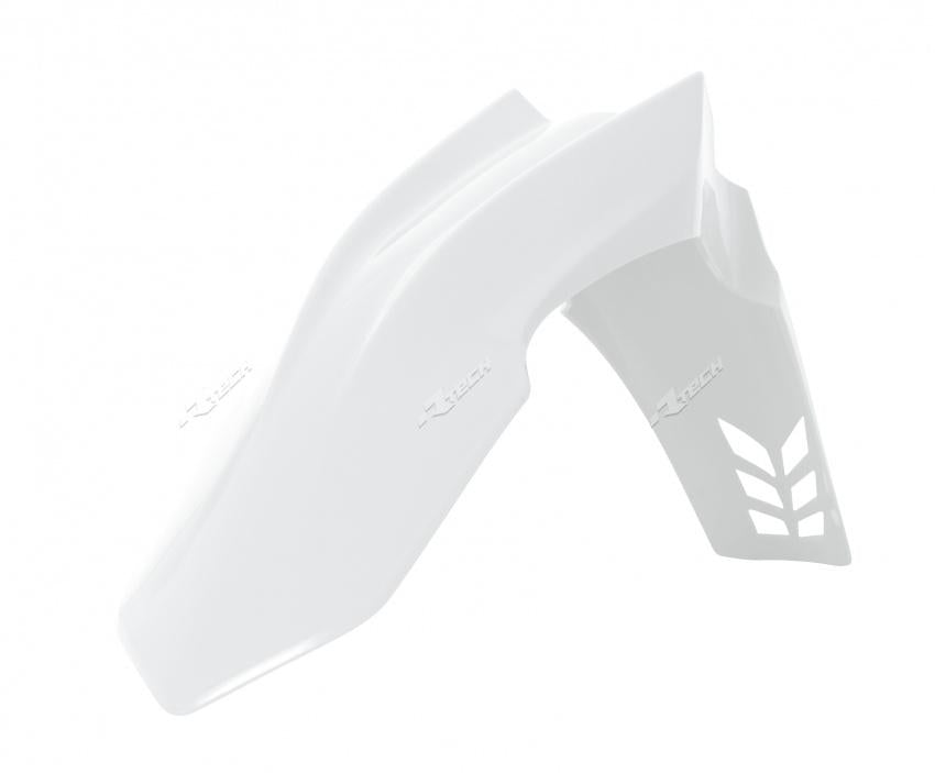 R-TECH WHITE VENTED FRONT FENDER HONDA CRF250R 2014-2017, CRF450R 2013-2016