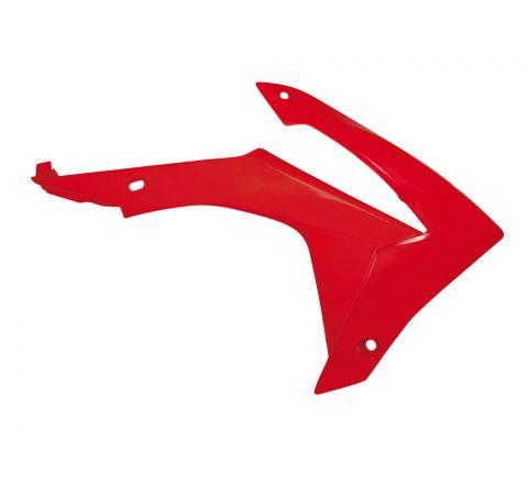 R-TECH RED RADIATOR SCOOPS HONDA CRF250R 2014-2017, CRF450R 2013-2016