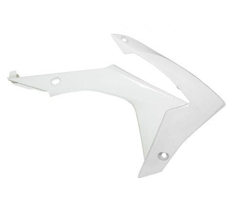 R-TECH WHITE RADIATOR SCOOPS HONDA CRF250R 2014-2017, CRF450R 2013-2016