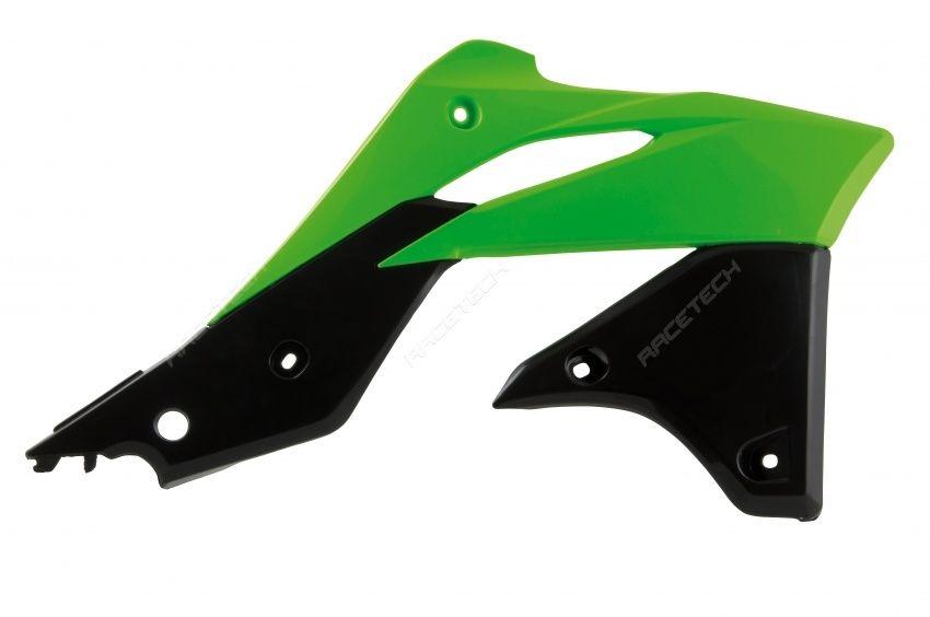 R-TECH OEM STYLE RADIATOR SCOOPS KAWASAKI KX250F 2013-2016