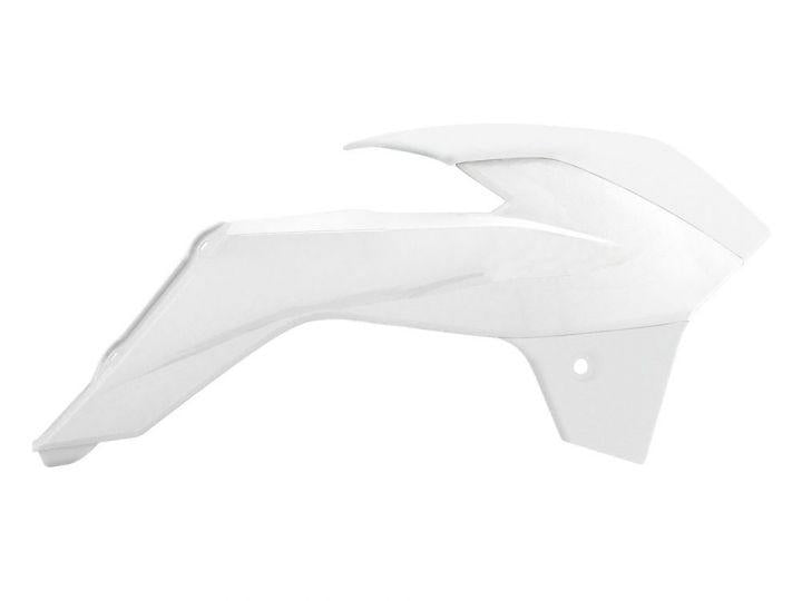 R-TECH WHITE RADIATOR SCOOPS KTM SX85 2013-2017