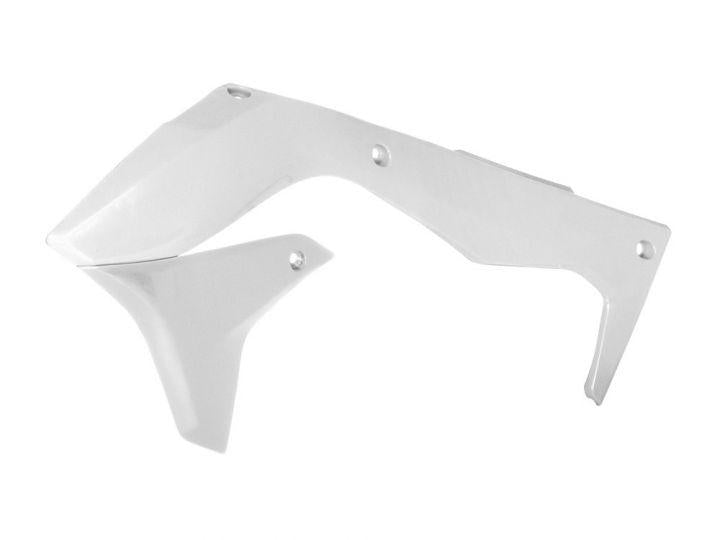 R-TECH WHITE RADIATOR SCOOPS KAWASAKI KX450F 2016-2018