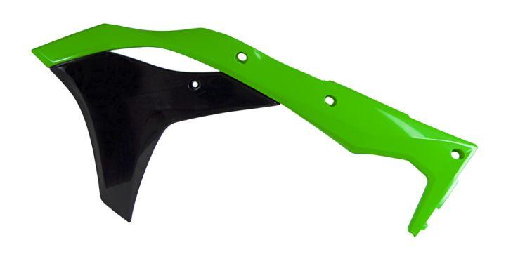 R-TECH NEON GREEN RADIATOR SCOOPS KAWASAKI KX250F 2017-2020