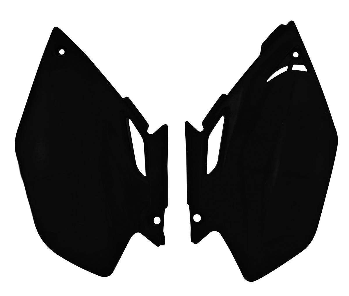 R-TECH BLACK SIDE PANELS YAMAHA YZ250F 2003-2005, YZ450F 2003-2005