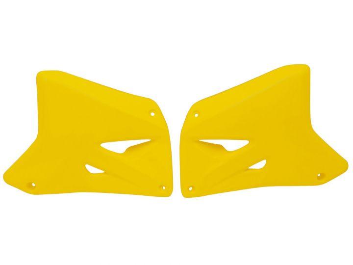 R-TECH YELLOW RADIATOR SCOOPS SUZUKI RM125 2001-2008, RM250 2001-2008