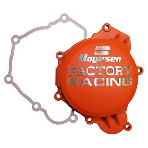 IGNITION COVER 16-18 KTM125 SX, BOYESEN SC-41CO, ORANGE