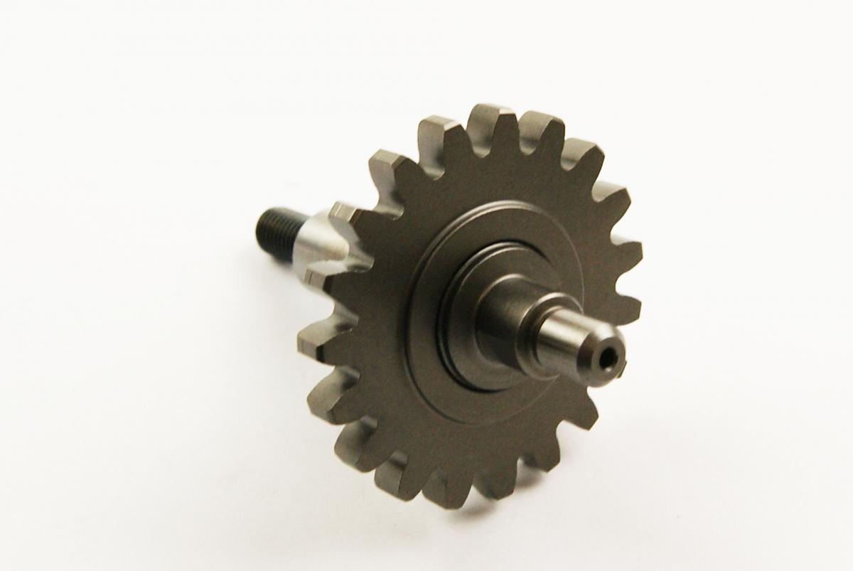 WATER PUMP SHAFT + GEAR, HONDA CR250R 1997-2007