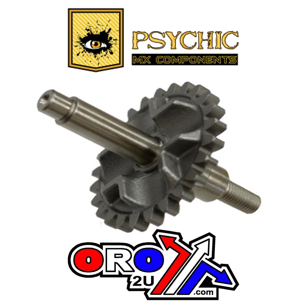 WATER PUMP SHAFT WITH GEAR HONDA CR80 1984-2002, CR85R 2003-2007
