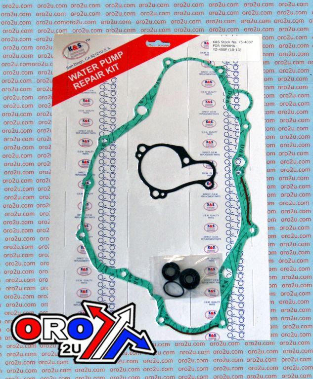 K&S WATER PUMP GASKET KITYAMAHA YZ450F 2010-2013