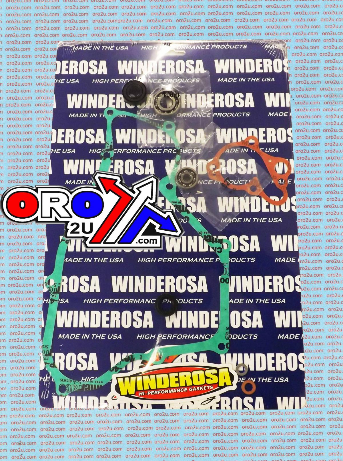 WINDEROSA WATER PUMP GASKET KIT HONDA CR125 1984-1985, With Bearing
