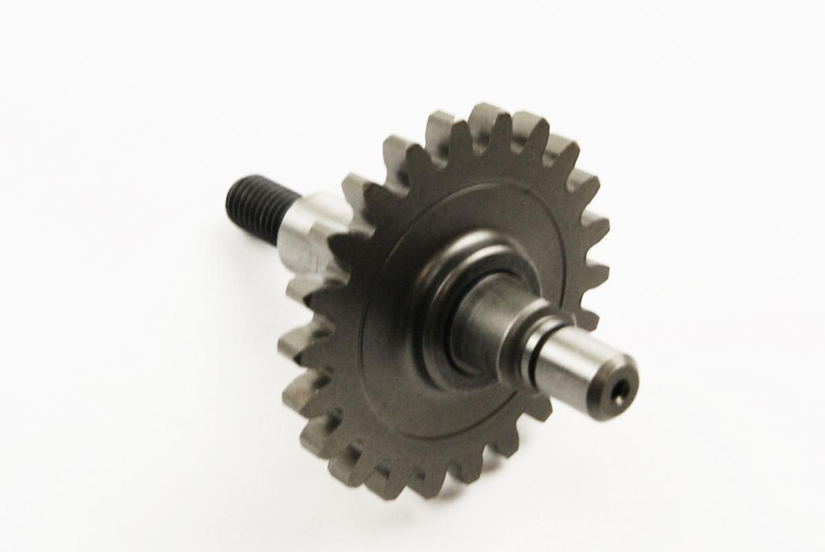 WATER PUMP SHAFT WITH GEAR YAMAHA YZ85 2002, YZ125 1998-2004