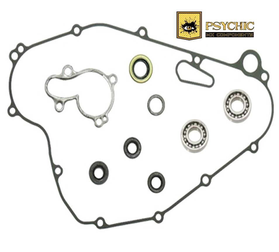 PSYCHIC WATER PUMP GASKET KIT KAWASAKI KX450f 2016-2018, With Bearing