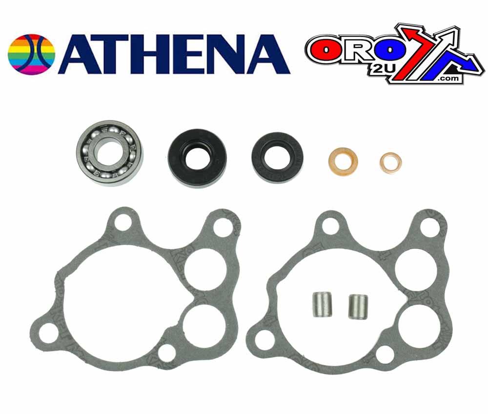 ATHENA WATER PUMP GASKET + SEAL KIT HONDA CR500 1985-2001, With bearing