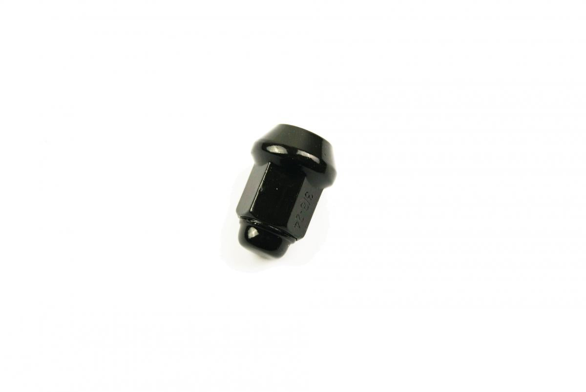 BLACK TAPERED 3/8" WHEEL NUT
