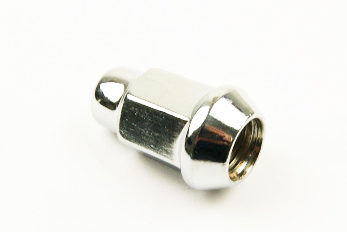 BEVELED CHROME WHEEL NUT M12x1.25