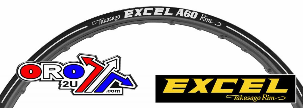 EXCEL A60 BLACK RIM 160-21, 36 SPOKE HOLE
