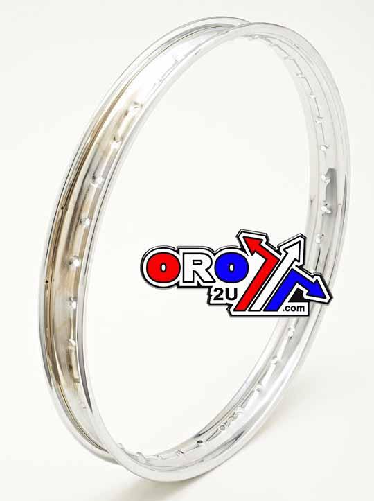 STEEL CHROME RIM 1.60x17", 36 HOLES