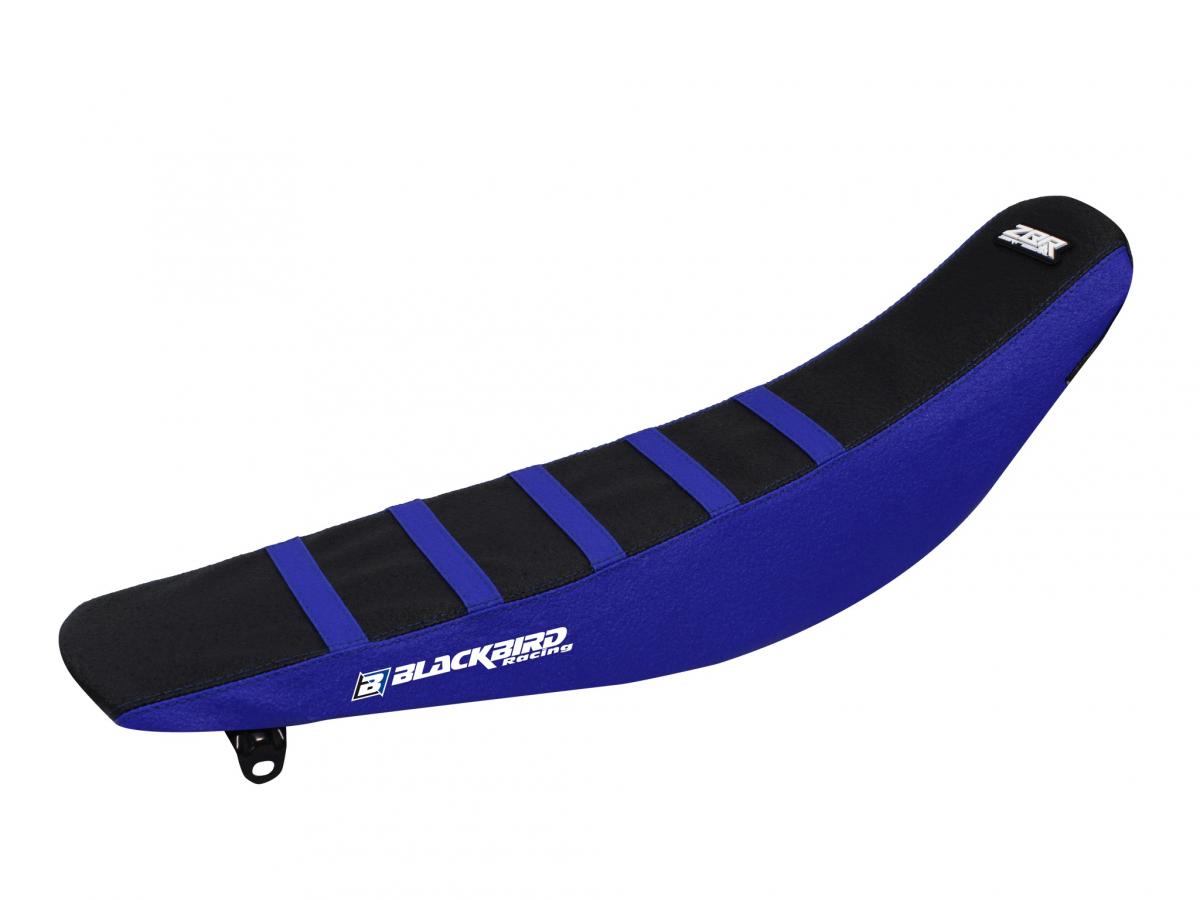 BLACKBIRD ZEBRA BLACK/BLUE SEAT COVER YAMAHA YZ125/250 02-20, WR250F 16-21