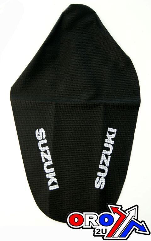 01-16 RM125/250 GRIP COVER SUZUKI BLACK WAMC