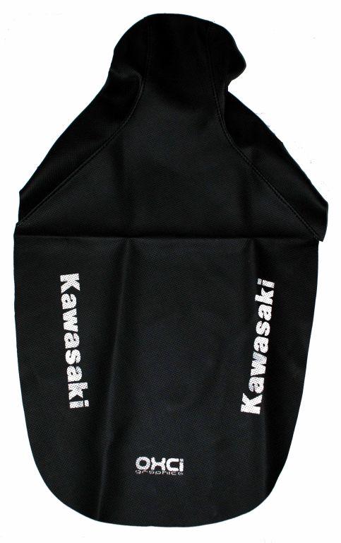 BLACK GRIP SEAT COVER BLACK KAWASAKI KLR650
