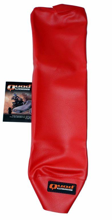 QUADWORKS RED SEAT COVER HONDA TRX300EX 1993-2007