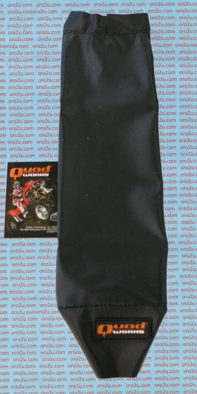 QUADWORKS GRIPPY BLACK SEAT COVER HONDA TRX250 RECON 1997-2004