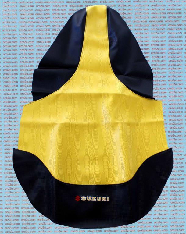 YELLOW/BLACK SEAT COVER KAWASAKI KFX400 03-06, SUZUKI LT-Z400 03-08