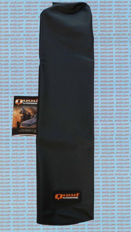 QUADWORKS GRIPPER BLACK SEAT COVER KAWASAKI KLF650i 2005-2018, KVF750 2005-2019