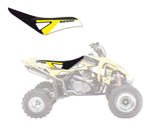 06-09 LTR450 GRAPHIC BLACKBIRD SEAT COVER