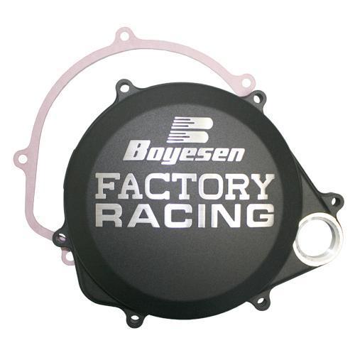 CLUTCH COVER 17-23 CRF450R, BOYESEN CC-06CB BLACK