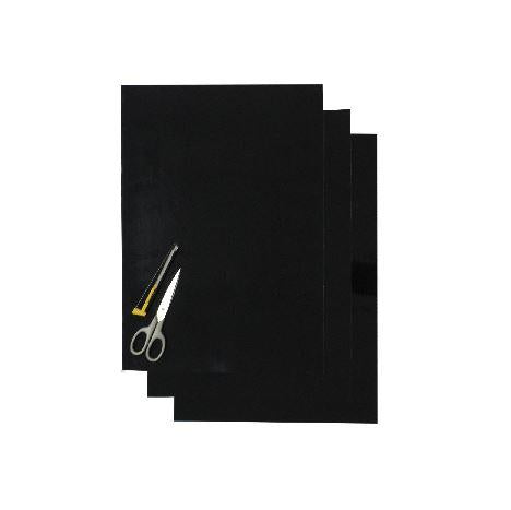 PK/3 BLACKBIRD THICK BLACK BACKING SHEETS, 47x33cm PER SHEET