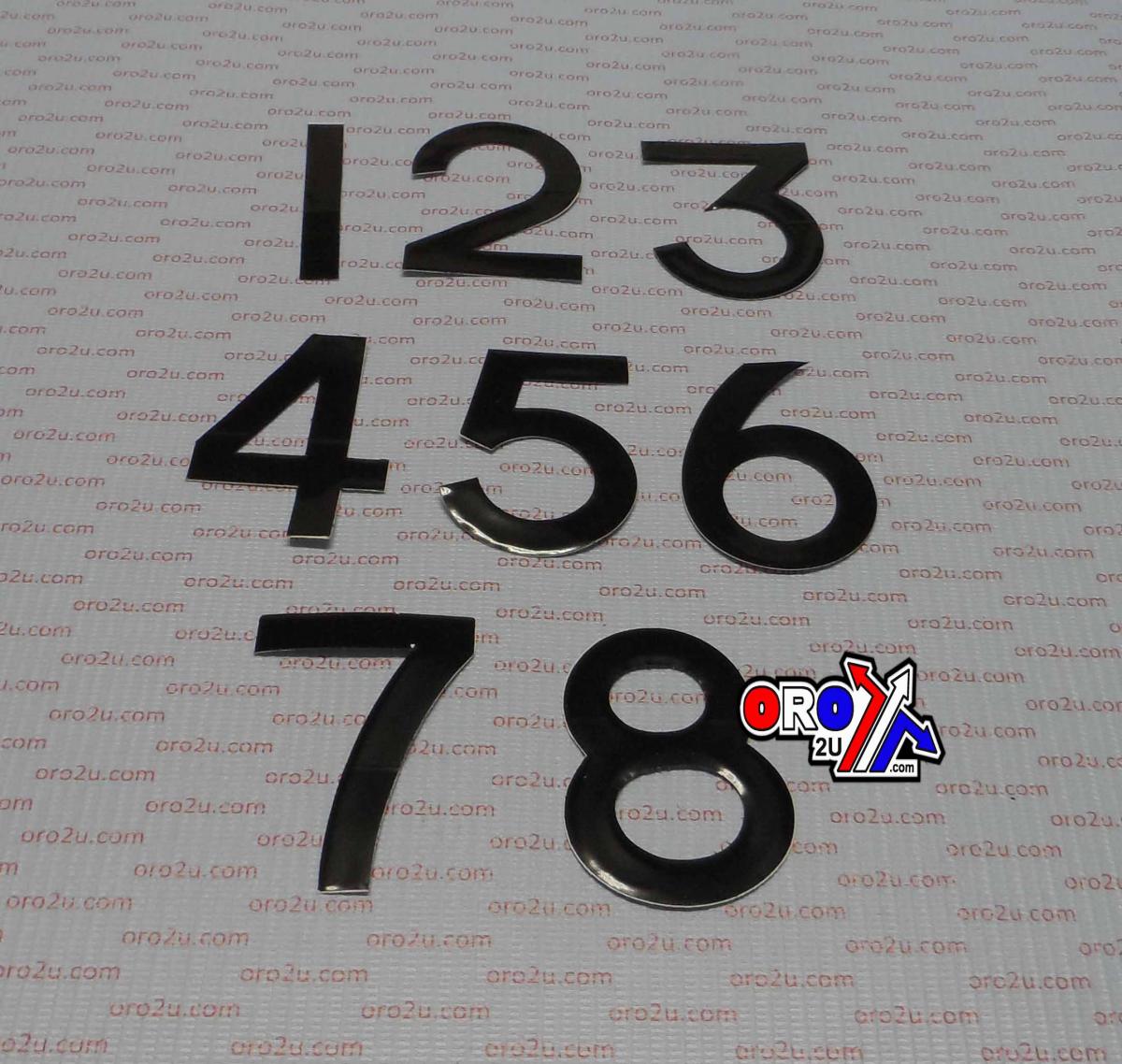 NUMBER PLATE DIGITS BIG 6/9, EACH