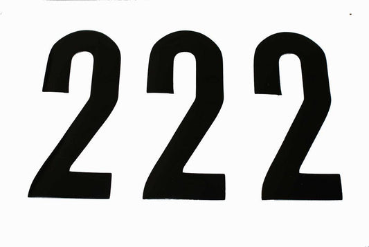 2, BLACK 6" THICK PACK/3
