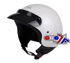 S-LINE ROAD HELMET ROAD SM 56 WHITE, HALF JET PEAK