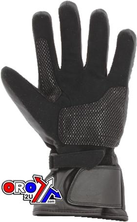 SIFAM BLACK LEATHER MEDIUM GLOVES