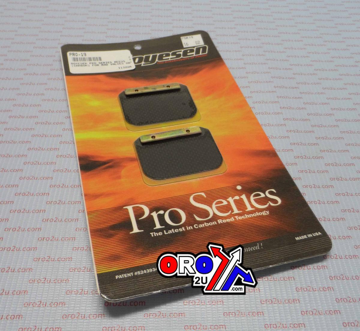 PRO-19 BOYESEN REED CARB, Boyesen Pro Series Reeds - PRO YAM YZ125 89-98