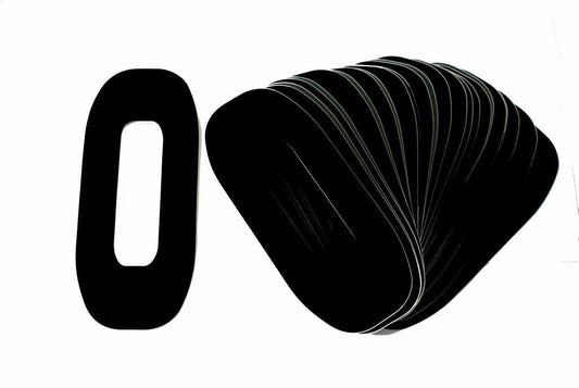 BLACK 8"/20cm 0. PACK/25