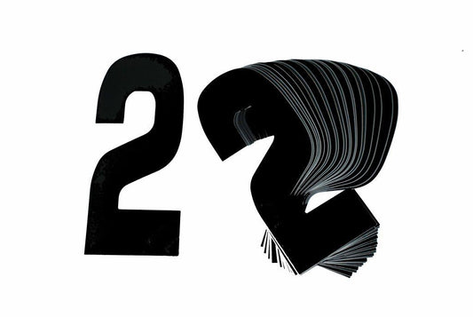 BLACK 8"/20cm 2. PACK/25