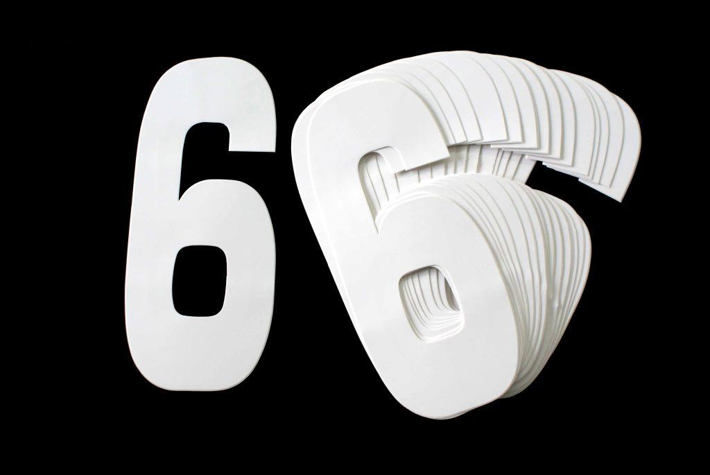WHITE 8"/20cm 6/9. PACK/25